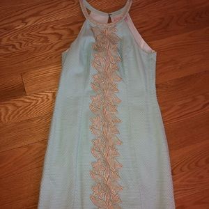LILLY PULITZER SHIFT HALTER DRESS